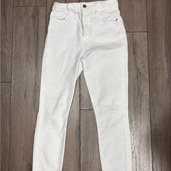 Frame Denim Women's Crisp White Skinny Jeans - Picture 1 of 2